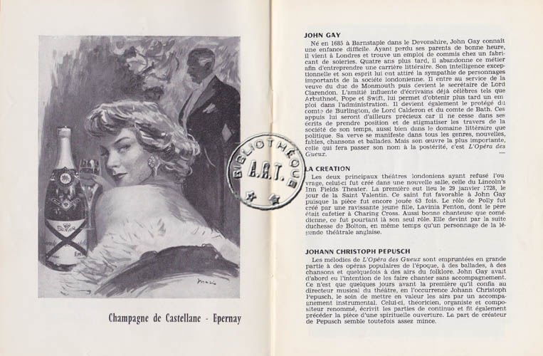 Les programmes de Théatre de l\
